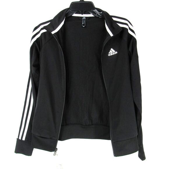 ADIDAS PRIMEGREEN ESSENTIALS WARM-UP SLIM 3-STRIPES WOMEN'S TRACK JACKET XS - Picture 3 of 8